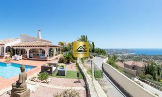 Chalet en Benimeit-Tabaira. Villa horizon  finca de lujo en moraira exclusividad, vistas al