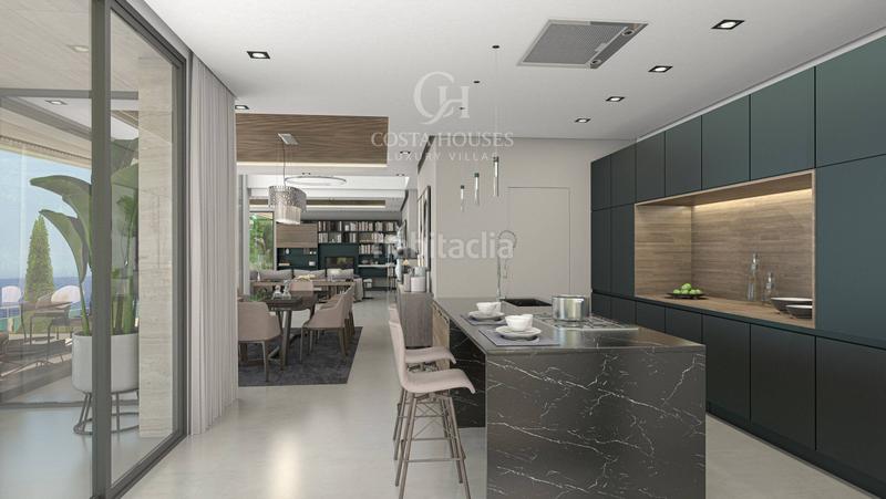 Foto 2f1a5668-ee1d-48e6-8fb5-bc23e6ce206f. Chalet villa athenea una joya arquitectónica en 1a linea de mar sobre acantilado en javea xabia en Xàbia