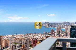 Àtic a Juzgados - Plaza de Toros. Ático dúplex kronos  vistas panorámicas al mar en benidorm, alic