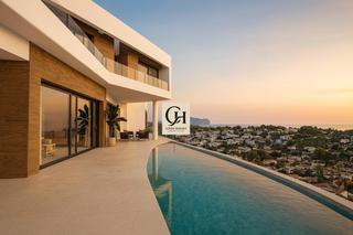 Chalet à Cometa. Villa vista ifach  vistas al mar y arquitectura contemporánea en