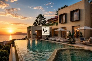 Chalet à Altea Hills. Villa almare  vistas panoramicas al mar y arquitectura organica