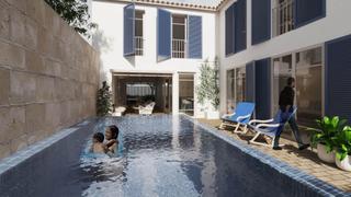 Maison jumelée à Pollença Poble. Casa en venta en pollença con un impresionante proyecto de renov