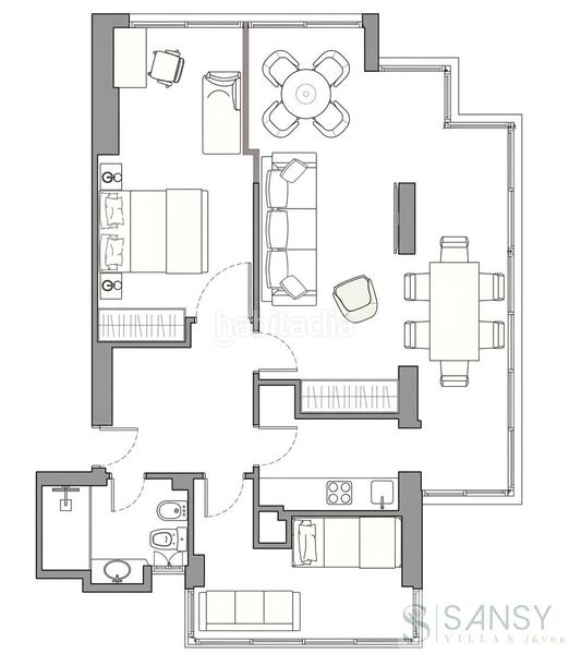 Foto 78fa17b5-33fb-4342-9fe4-1f5e40f922f8. Apartament amb piscina a Foietes Benidorm