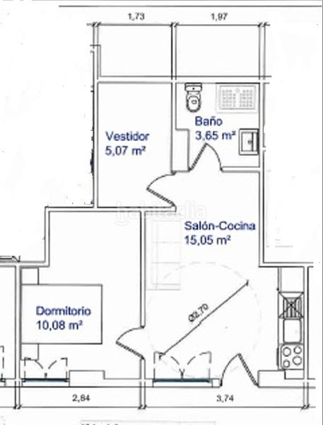 Foto f86559cb-4b52-4629-97cb-359979403731. Appartement avec chauffage parking dans Numancia Madrid