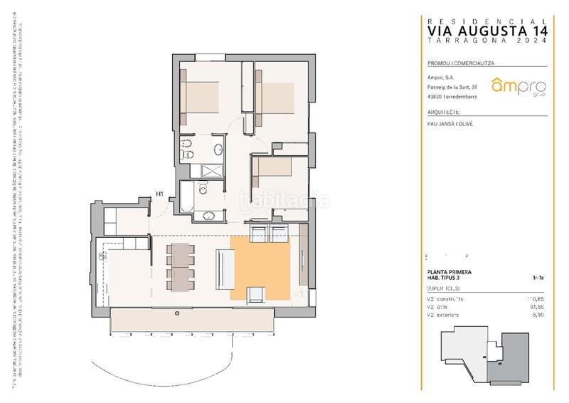 Foto e4c1426d-4ca2-4f5a-b011-3da759c5c640. Flat 110m<sup>2</sup> in via augusta 14 in Llevant Tarragona