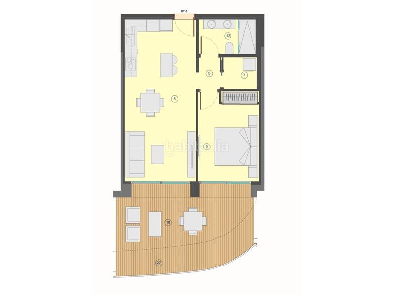 Foto bee86c81-f1ca-4bd7-8f1b-9df7ddd2d8ae. Apartament amb piscina a Playa Poniente Benidorm