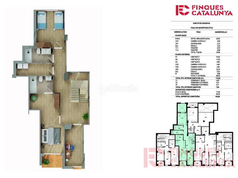 Foto 8362fab3-1c40-4249-b63b-1363954c8cc0. Planta baja fantastico piso duplex en Montilivi en Girona