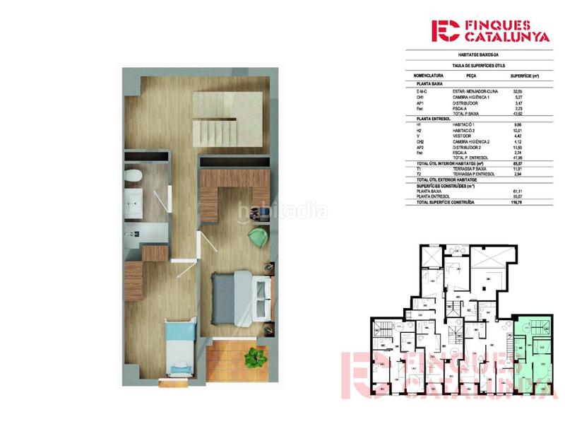 Foto ac2b5049-90c0-41bd-9580-f5c77da55571. Planta baja fantastico piso duplex en Montilivi en Girona