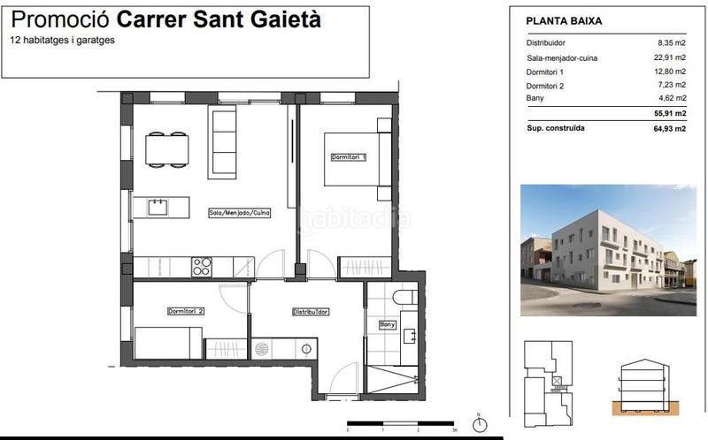 Foto 64bac3a6-9480-45d3-b0f9-194f19b47037. Appartamento con riscaldamento parcheggio in Centre Rubí