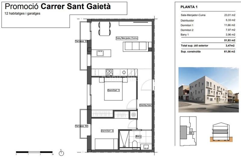 Foto cf337114-f59f-4020-af62-5f326a2b6cf5. Appartamento con riscaldamento parcheggio in Centre Rubí