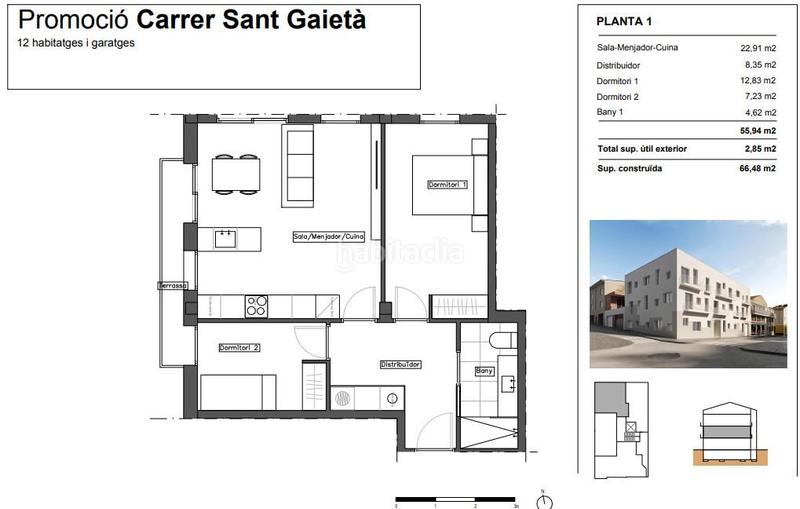 Foto 07e8dd92-e06f-4df5-87ff-992a0317e944. Appartement avec chauffage parking dans Centre Rubí