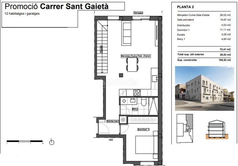 Foto 41bb0d88-ecbf-4726-825e-4a5287e569ae. Appartement avec chauffage parking dans Centre Rubí