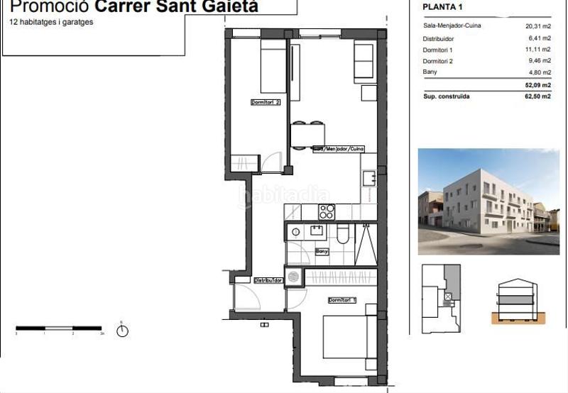 Foto 6c4e92e5-c947-483d-83ea-4986b90bdb70. Appartement avec chauffage parking dans Centre Rubí