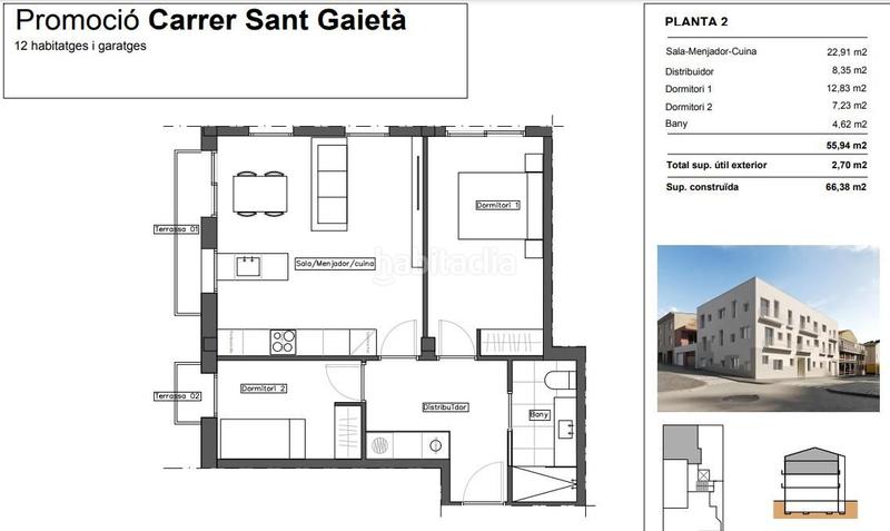 Foto 73be7fdc-c3fd-41c1-9de6-20ff7d4a45cf. Pis amb calefacció aparcament a Centre Rubí