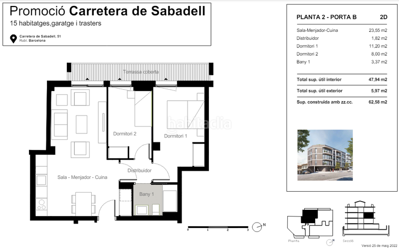 Foto 052ceaec-af35-45f9-a49e-84964ef14135. Pis amb calefacció aparcament a Zona Nord Rubí
