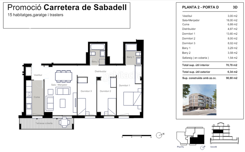Foto 9362c3a5-d226-4714-95a6-a6d1520334cd. Pis amb calefacció aparcament a Zona Nord Rubí