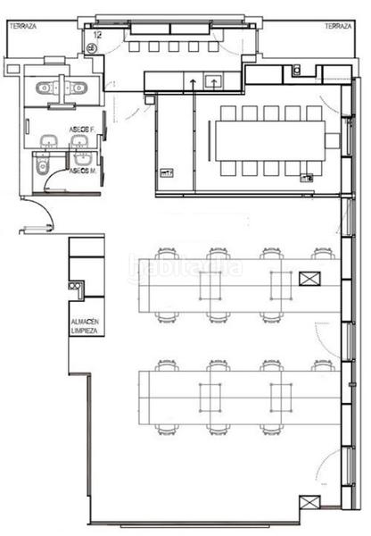 Foto 2358d339-338e-4aaf-b723-ba80e7168787. Rent office space with heating in Castillejos-Cuzco Madrid