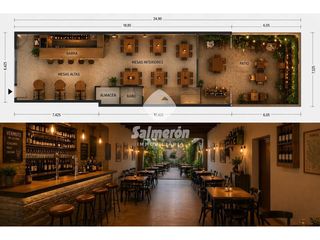 Lloguer Local Comercial a Calle pompeu fabra 9. Local comercial céntrico de 130 m útiles, diáfano, con 45 m de p