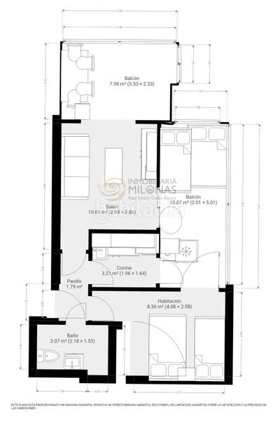 Foto dc2d9d14-b934-44b2-8dc8-7bbdb457ed63. Piccolo appartamento con parcheggio piscina in Levante Alto Benidorm