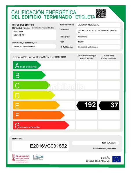 Foto 67796dbb-60d4-4170-9c51-9a79530d7f37. Piso en musica de la 10 piso en Alborache