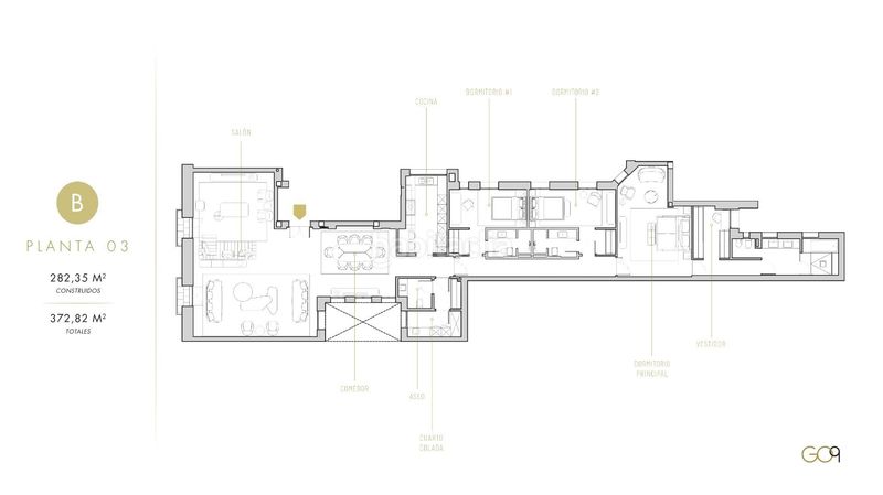 Ático 940m2 en calle del general oráa 9 en Castellana Madrid - Imagen 55