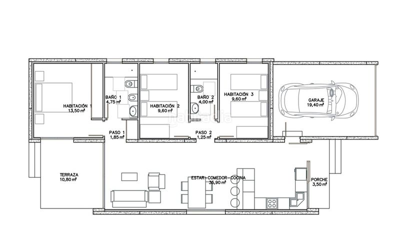 Foto 2f53b5f5-8bb1-4965-8ae4-3310308c7799. Casa amb aparcament piscina a San Jorge