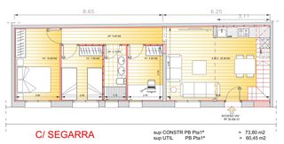 Casa adossada  Carrer de la segarra. Casa refromada nueva