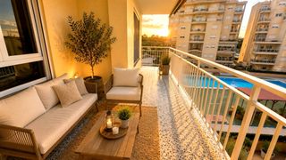 Piccolo appartamento  Alqueria del gall 6. Apartamento en playa de gandia , zona grao 3 habitaciones, 1 bañ