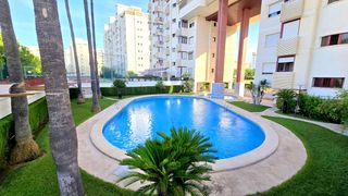 Studio  Calle de la rioja 145. Estudio playa de gandia con cocina oficce, baño, terraza, jardin