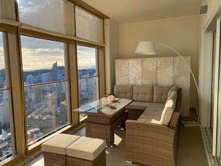 Miete Appartement in Playa Poniente. Exclusiva vivienda en el edificio más lujoso de la ciudad