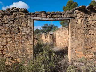 Propriété à Cretas. Finca rústica con cultivo ecológico y masía