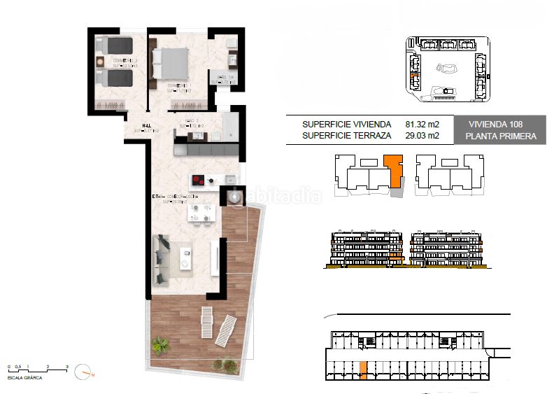 Foto c0d21e5a-03ec-45b8-bb67-ce3e489aaa52. Flat with parking pool in Zona Carrefour - Urbanizaciones Torrevieja