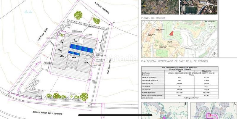 Foto 820ceba0-7152-4fd3-a6f7-99f2c83912ac. Terreno residencial parcela edificable con proyecto y excavaciones ya realizados en Sant Feliu de Codines