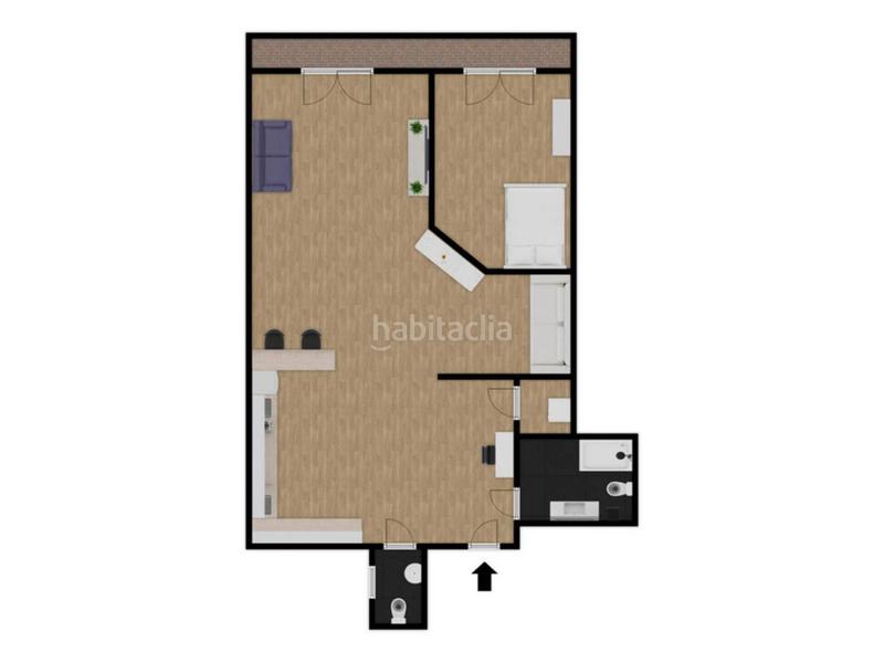 Foto ec2fb423-b4ae-408b-b592-824df8d8f0d4. Miete etagenwohnung mit heizung in El Poble Sec - Parc de Montjuïc Barcelona