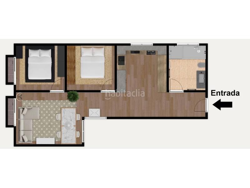 Foto 9de9385a-4962-4997-8274-8a609fcd61a6. Affitto appartamento con riscaldamento in Hostafrancs Barcelona