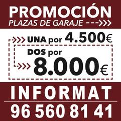 Aparcament cotxe  Calle santa ines. Tu coche a buen recaudo. dos plazas por el precio de una