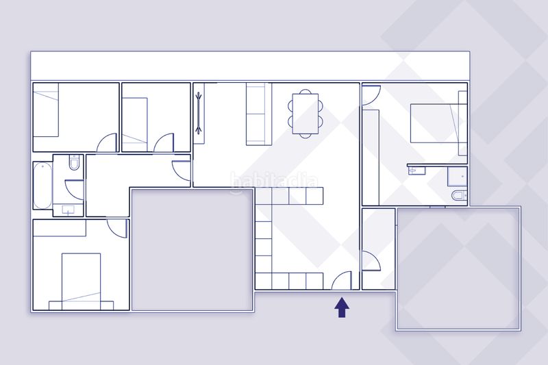 Piso ático, luminoso, 16m2 terraza, todo exterior, silencioso, 4 habitaciones 2 baños en Barcelona - Imagen 23