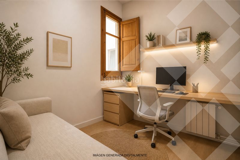 Piso junto al passeig sant joan, finca regia de 105 m2, 3 habitaciones, 1 baño, balcón en Barcelona - Imagen 4