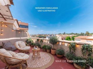 Casa adossada  Calle picassent. Vivienda unifamiliar con sol�rium y terraza privada en una de la