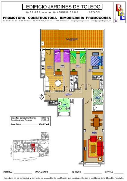 Foto 9ba6e660-ec82-45b1-ac33-55d3a3b787f7. Appartement 122m<sup>2</sup> dans calle toledo 35 dans San Isidro Getafe