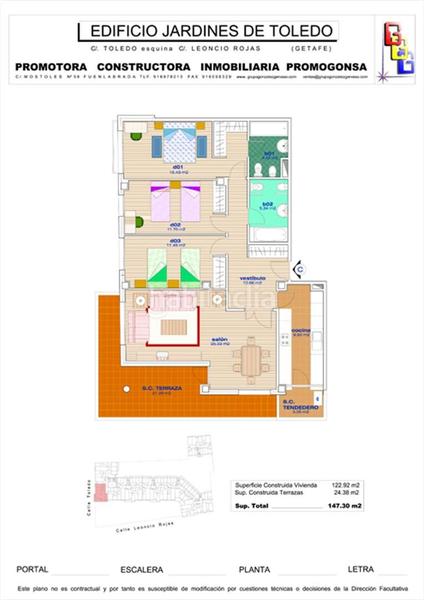 Foto bd128d23-aa2e-4cba-a9df-18b87a747e5c. Appartement 122m<sup>2</sup> dans calle toledo 35 dans San Isidro Getafe