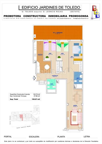 Foto ca05a7ce-b667-4a60-bcb2-fba014c6fbff. Appartement 122m<sup>2</sup> dans calle toledo 35 dans San Isidro Getafe