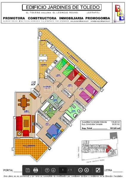 Foto 8ad02cc8-8565-46a4-88b5-ea86ad6f80a4. Etagenwohnung 136m<sup>2</sup> in calle toledo 35 in San Isidro Getafe