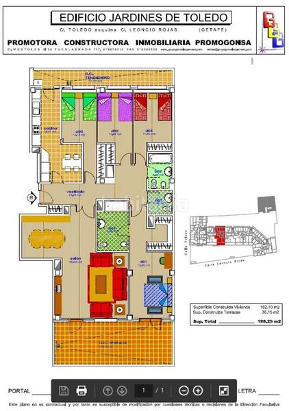 Foto dec8fc40-0875-4eba-a5e4-b710de43e28d. Flat 162m<sup>2</sup> in calle toledo 35 in San Isidro Getafe