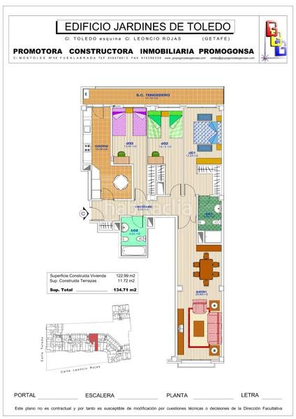 Foto 2f5603f3-229e-4d59-9270-37b7b36b3aa9. Appartamento 123m<sup>2</sup> in calle toledo 35 in San Isidro Getafe