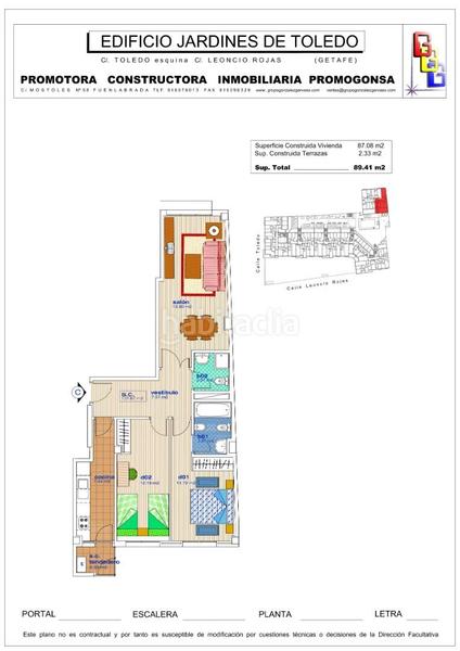 Foto aa9c30c6-fa52-49e5-92f7-2bf4fdb922ca. Flat 89m<sup>2</sup> in calle toledo 35 in San Isidro Getafe