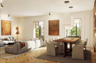 Flat in Dreta de l´Eixample. Amplia vivienda en gran via, en finca señorial del eixample, con