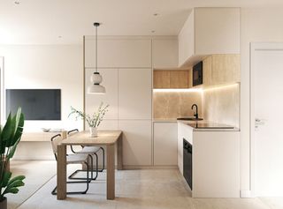 Pis a Puerta Bonita. Vivienda compacta de obra nueva con parking, trastero y piscina