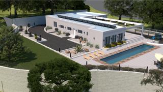 Chalet en Santo Domingo. Chalet independiente con piscina urb. santo domingo