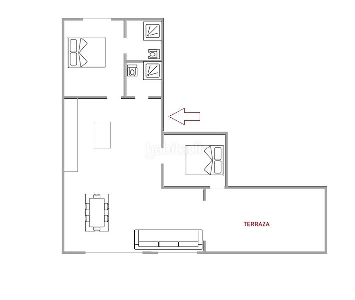 Foto d7b88e4d-c540-4f39-87cf-5d2301db8467. Àtic amb calefacció a Barrio del Centro Alicante